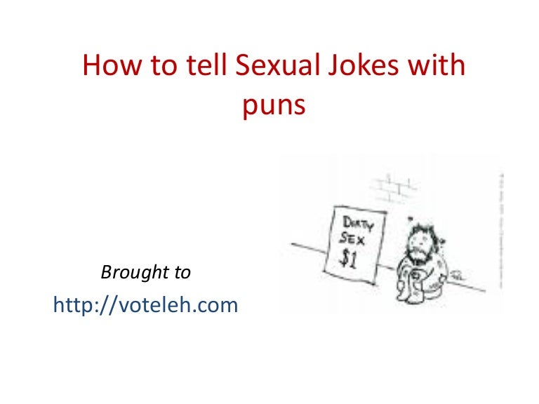 Sex pun jokes